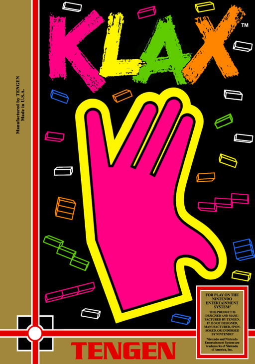 Klax (USA) (Unl) box art